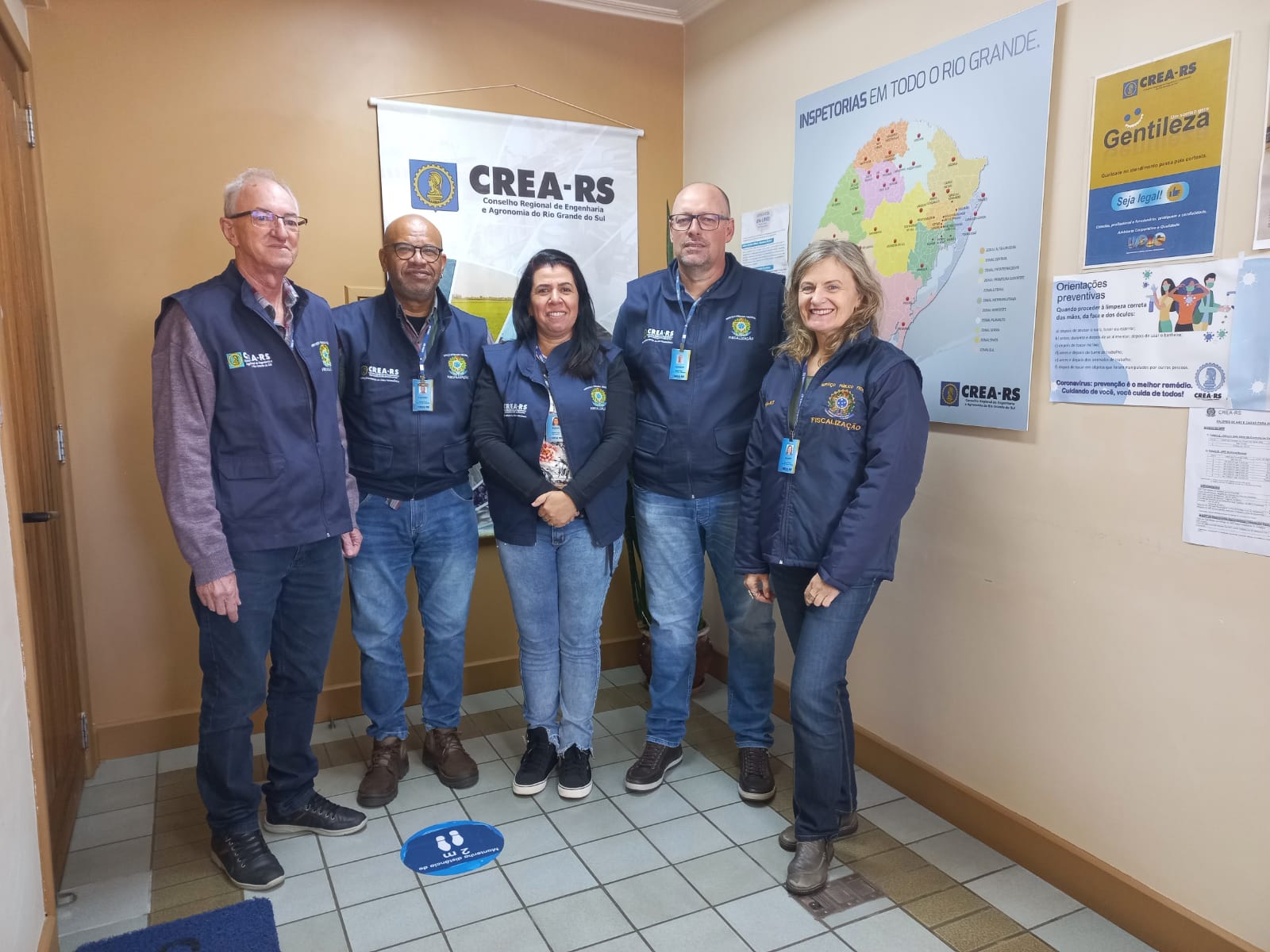 Equipe de fiscalização na Operação Abril Verde de Bento